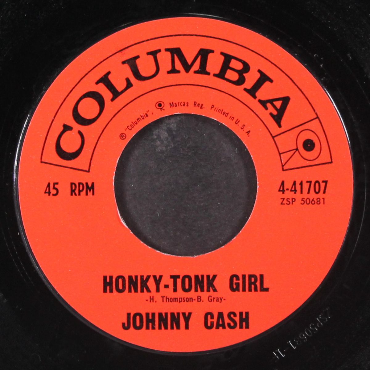 honky-tonk girl / second honeymoon by JOHNNY CASH