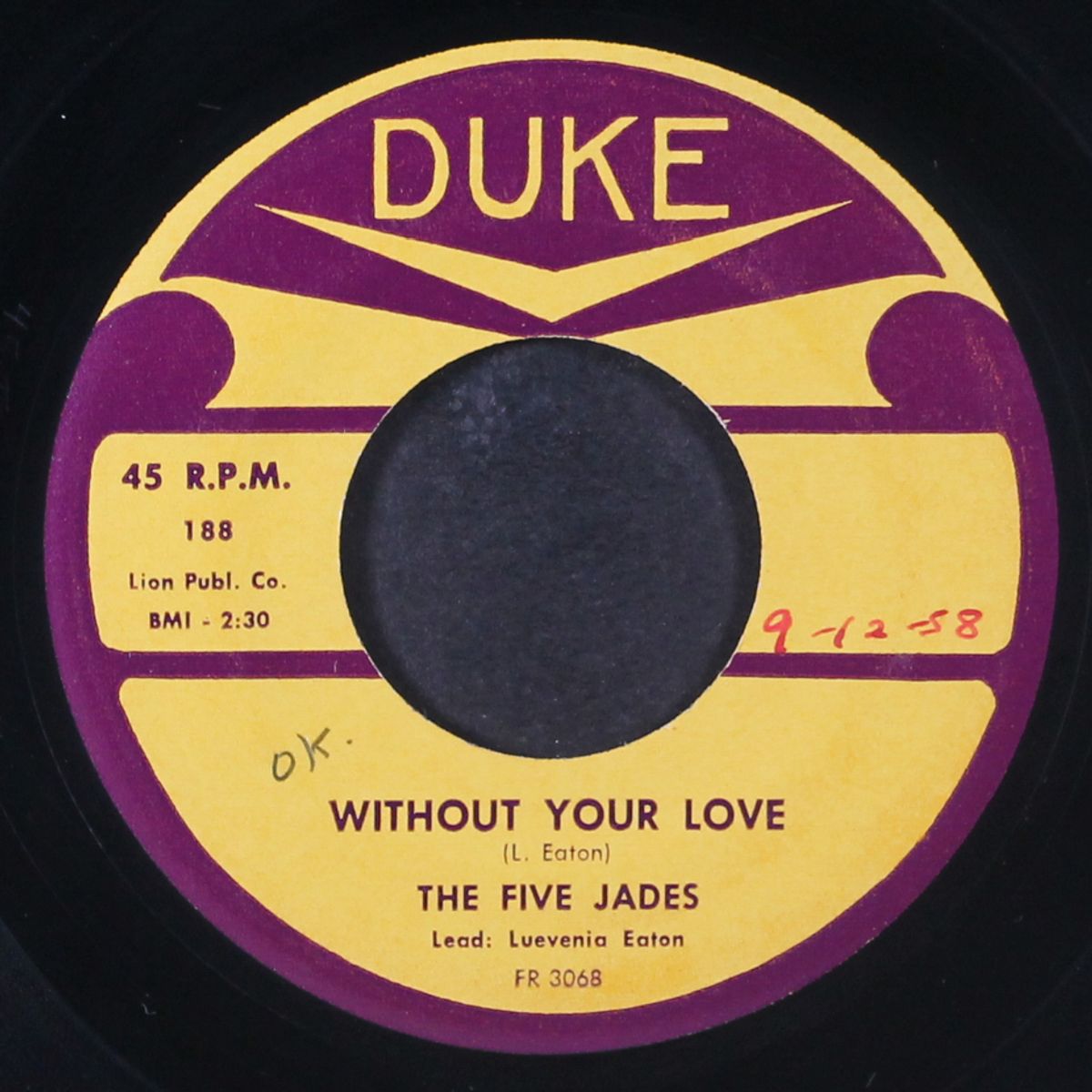without your love / rock and roll molly by FIVE JADES