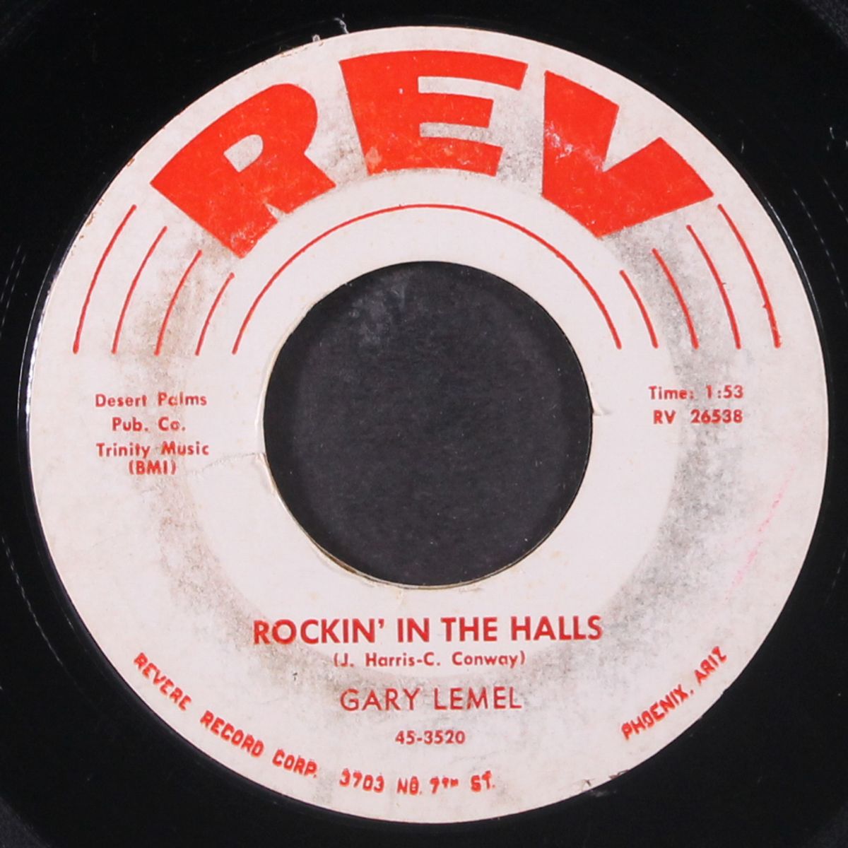rockin' in the halls / jolly roger by GARY LEMEL