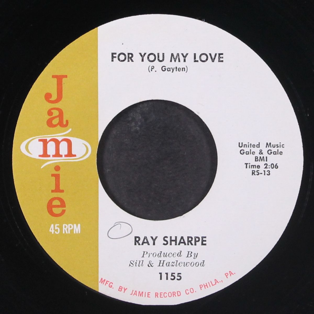 red sails in the sunset / for you my love by RAY SHARPE
