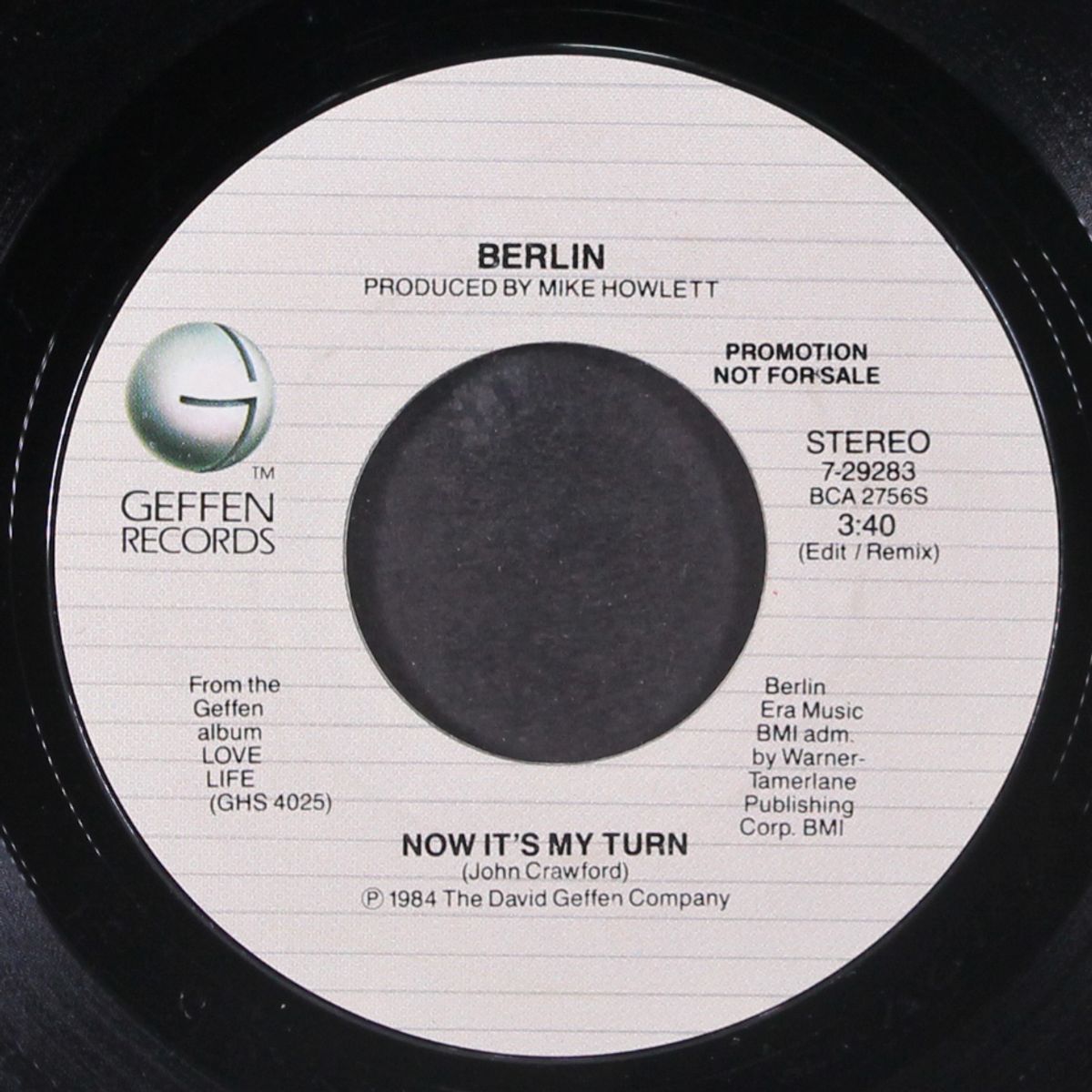 now it's my turn by BERLIN