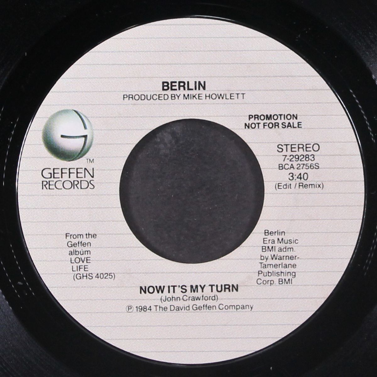 now it's my turn by BERLIN