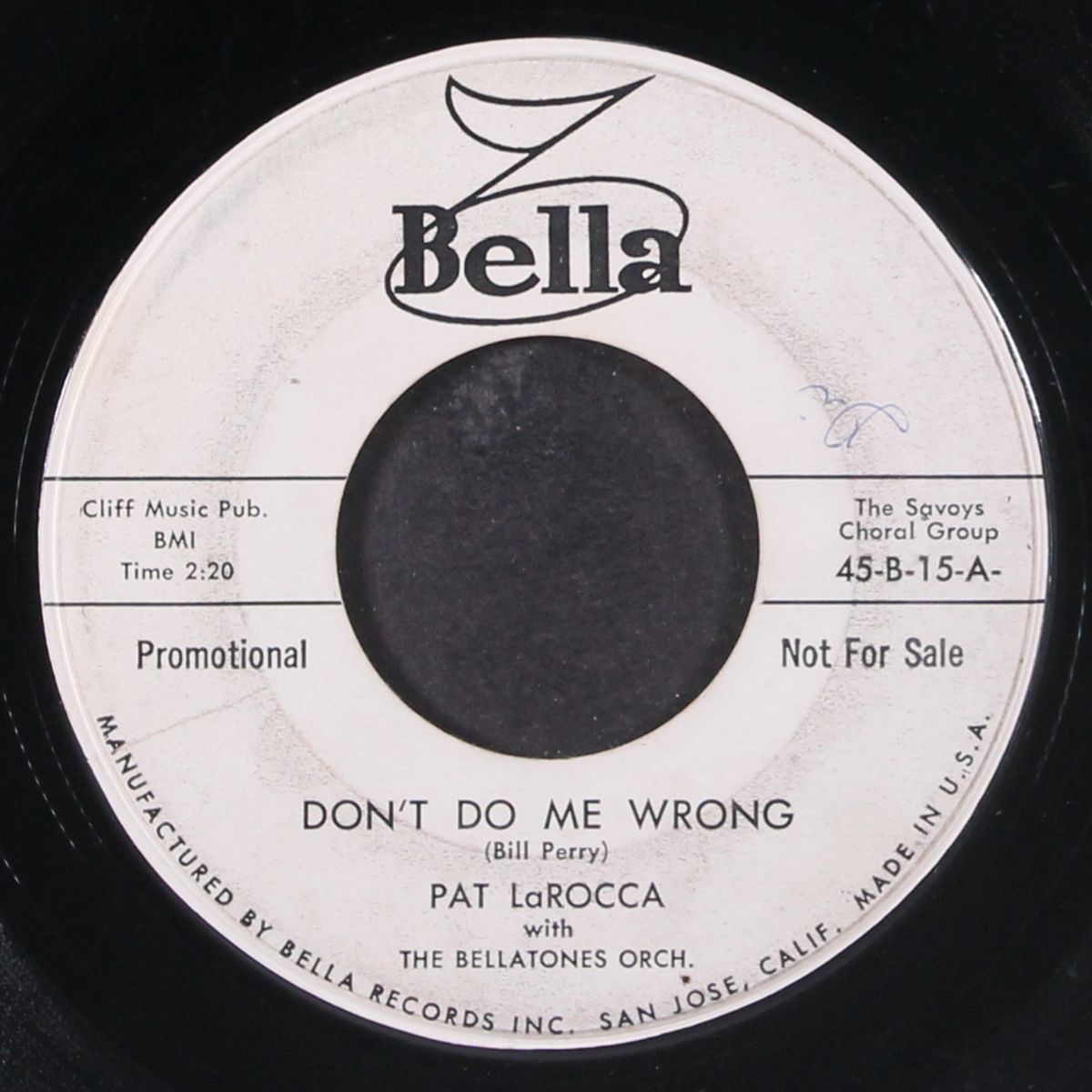rowena / don't do me wrong by PAT LAROCCA