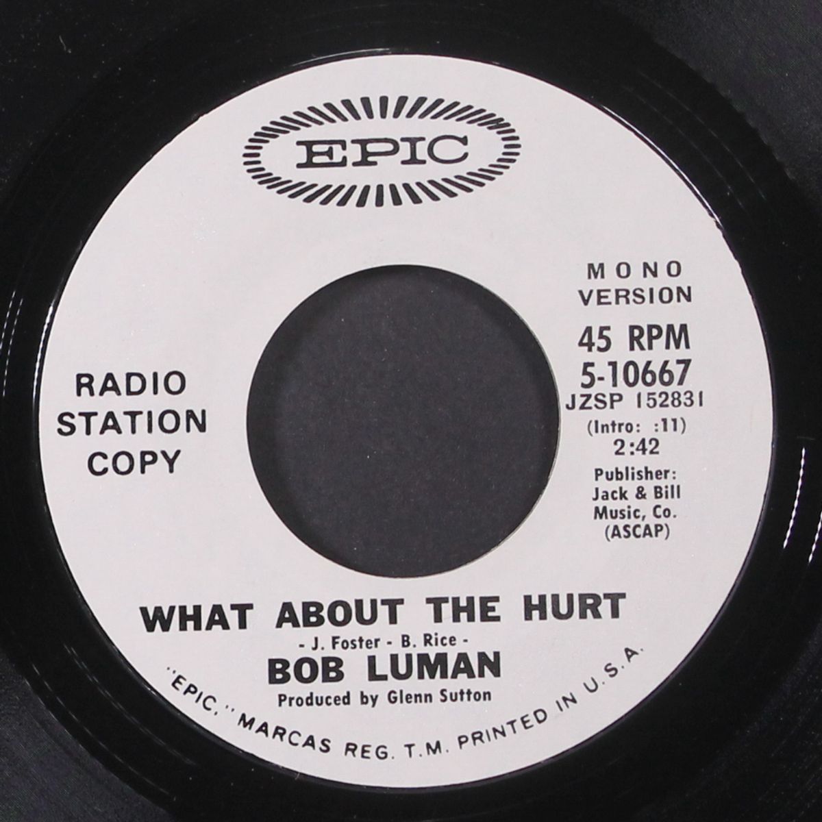 what about the hurt / mono by BOB LUMAN