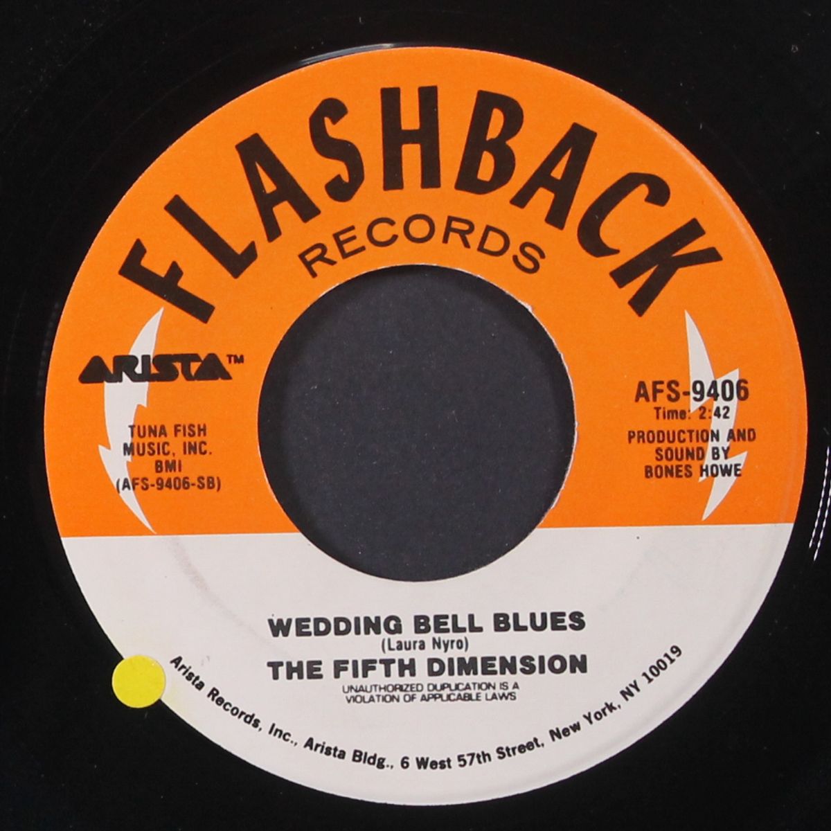 stoned soul picnic / wedding bell blues by FIFTH DIMENSION