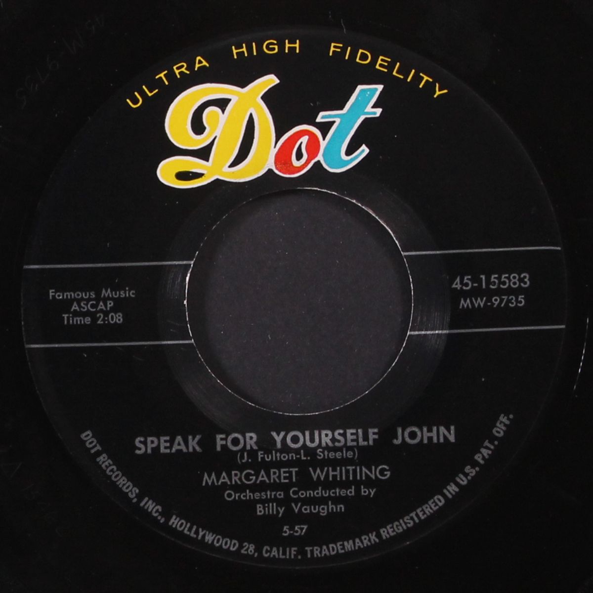 kill me with kisses / speak for yourself john by MARGARET WHITING