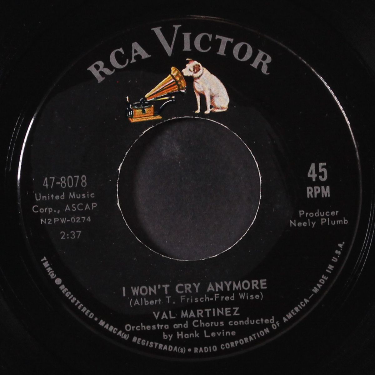 i won't cry anymore by VAL MARTINEZ