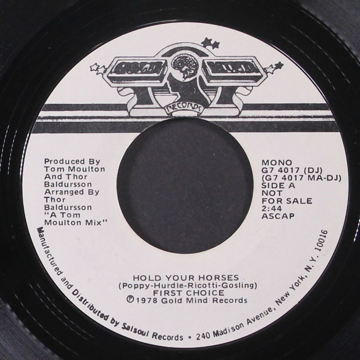 hold your horses / mono by FIRST CHOICE