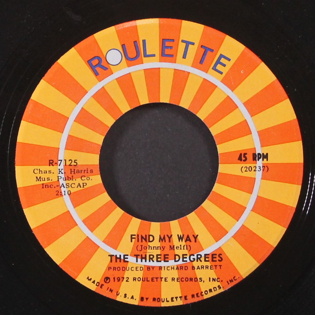 i wanna be your baby / find my way by THREE DEGREES