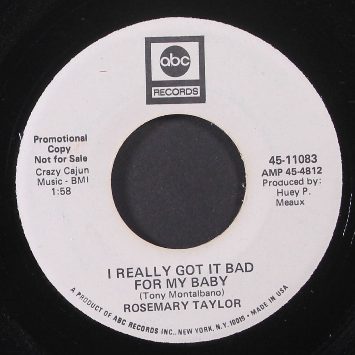 mercy mercy / i really got it bad for my baby by ROSEMARY TAYLOR