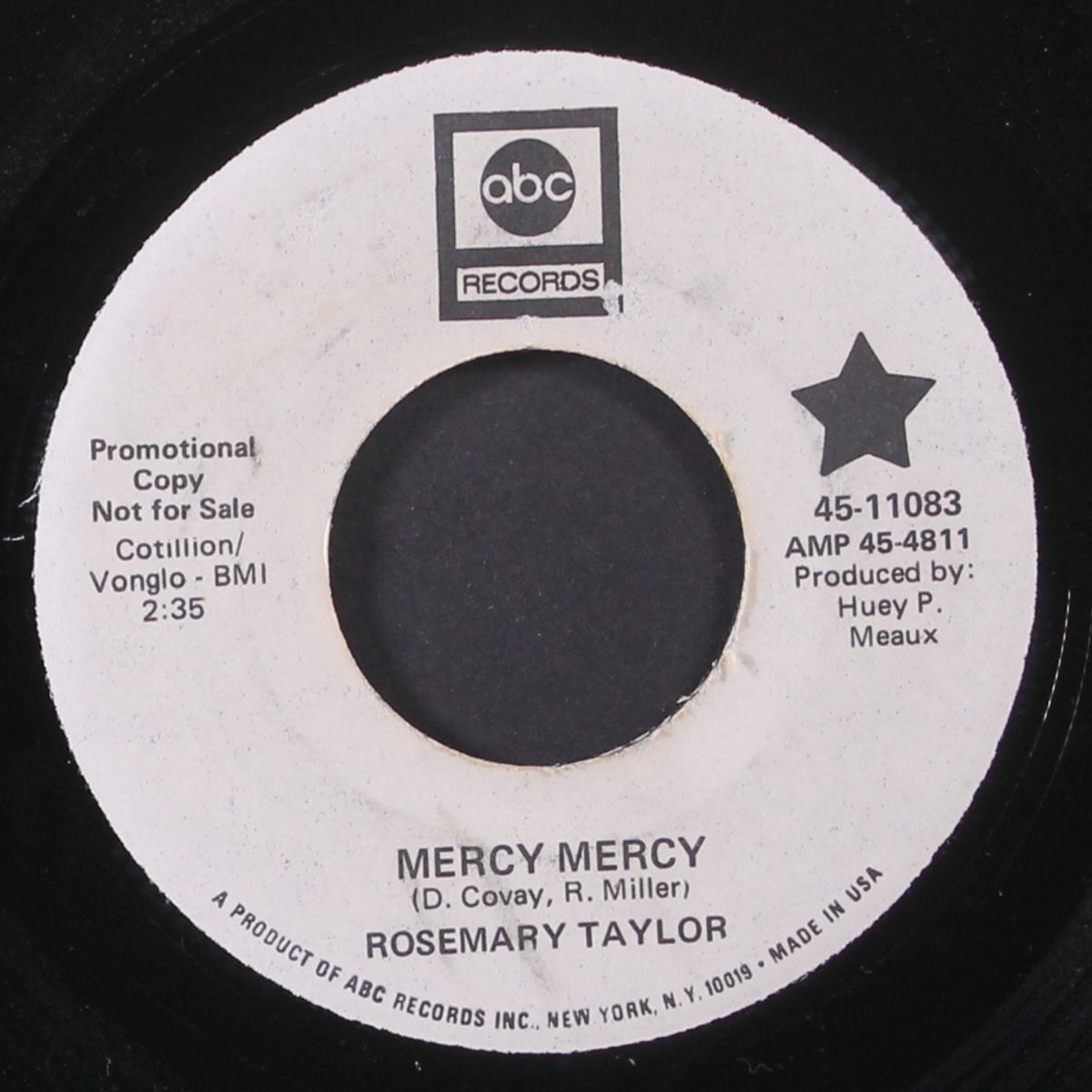 mercy mercy / i really got it bad for my baby by ROSEMARY TAYLOR