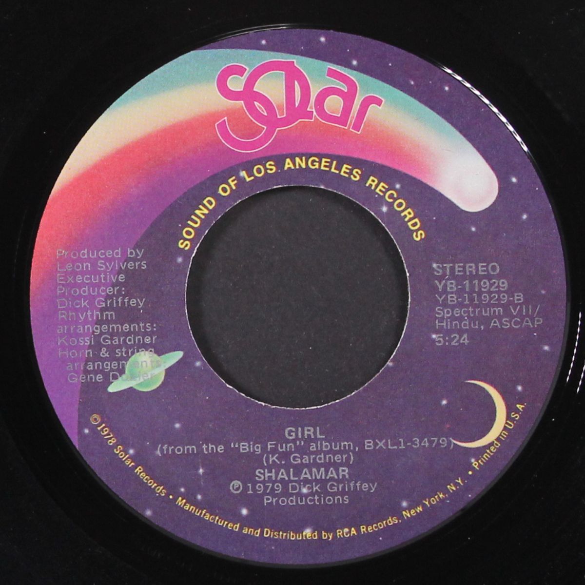 right in the socket / girl by SHALAMAR