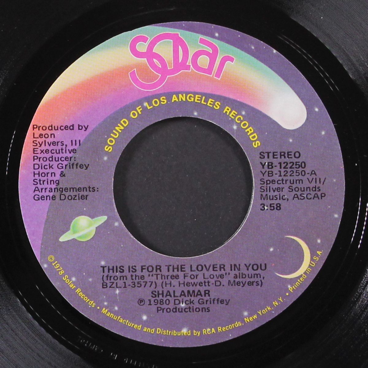 this is for the lover in you / some things never change by SHALAMAR