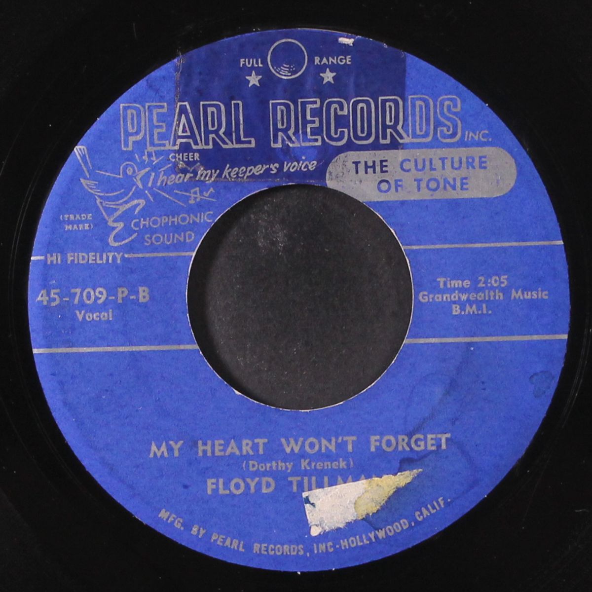 the record goes round and round / my heart won't forget by FLOYD TILLMAN