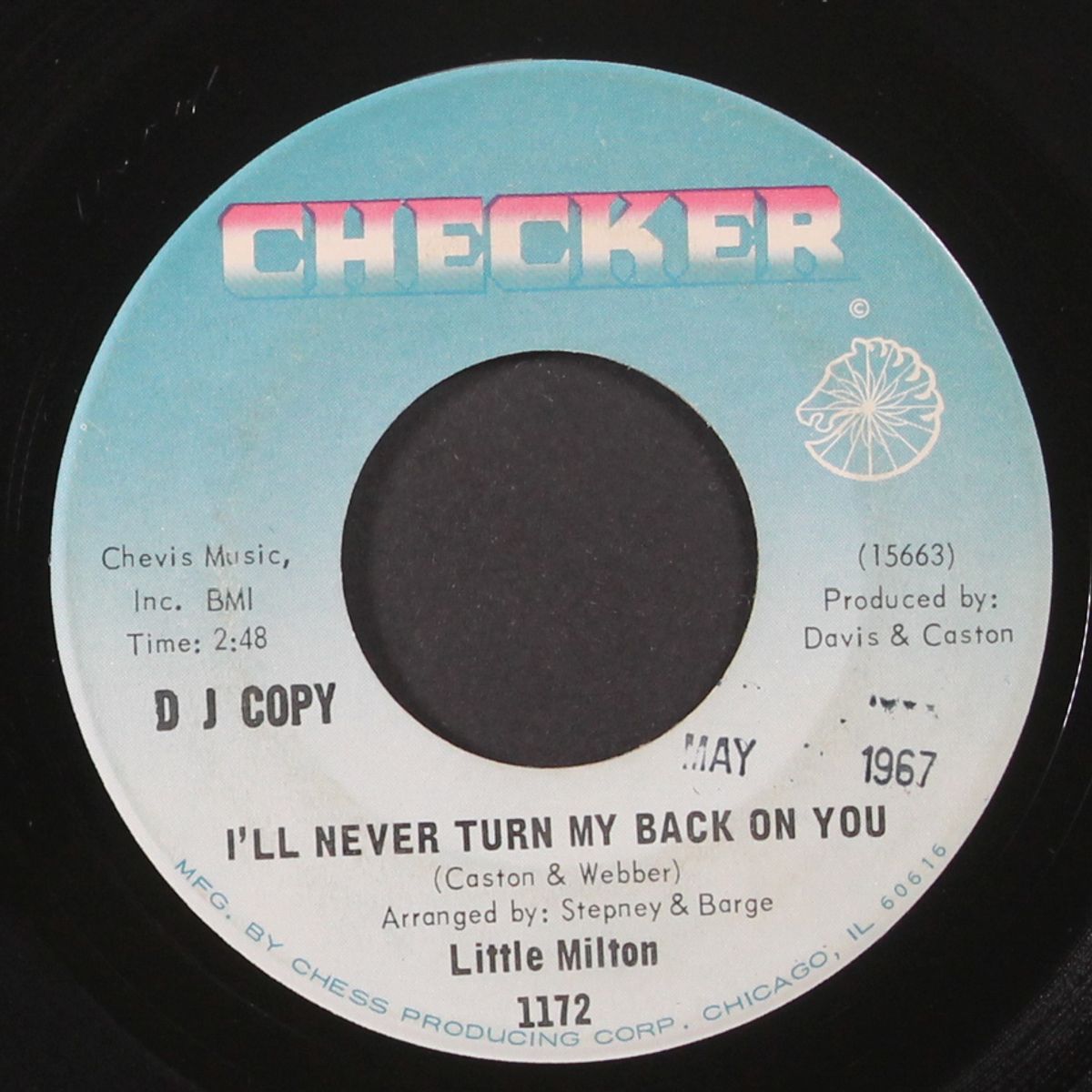 i'll never turn my back on you by LITTLE MILTON
