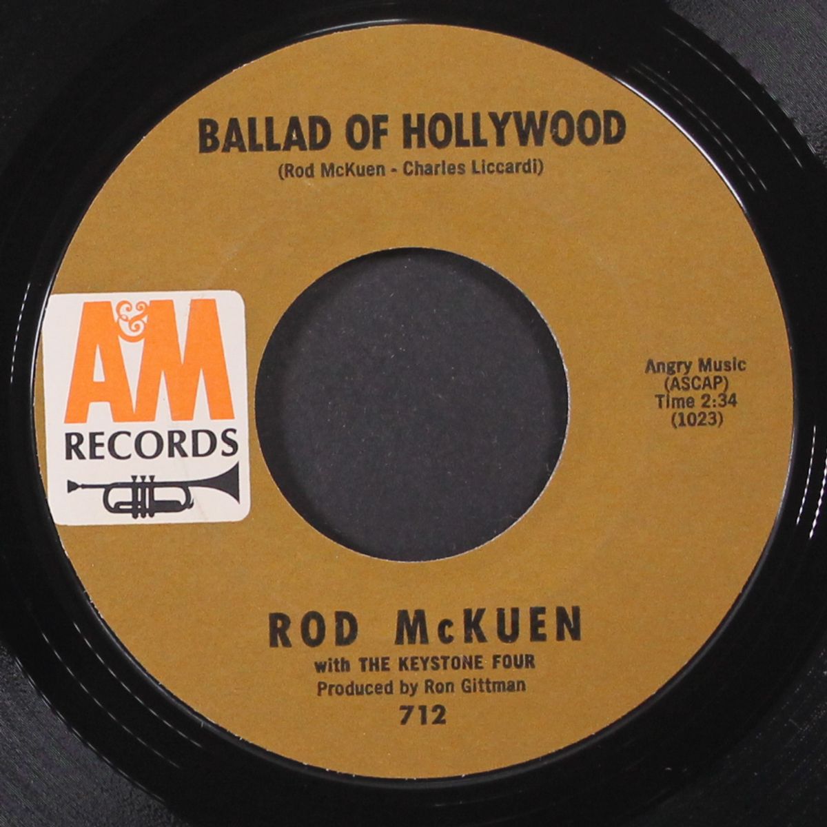 hi lonesome by ROD MCKUEN
