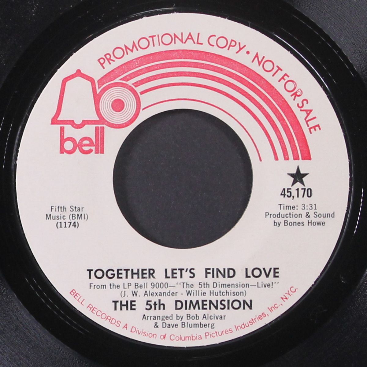 together let's find love by FIFTH DIMENSION
