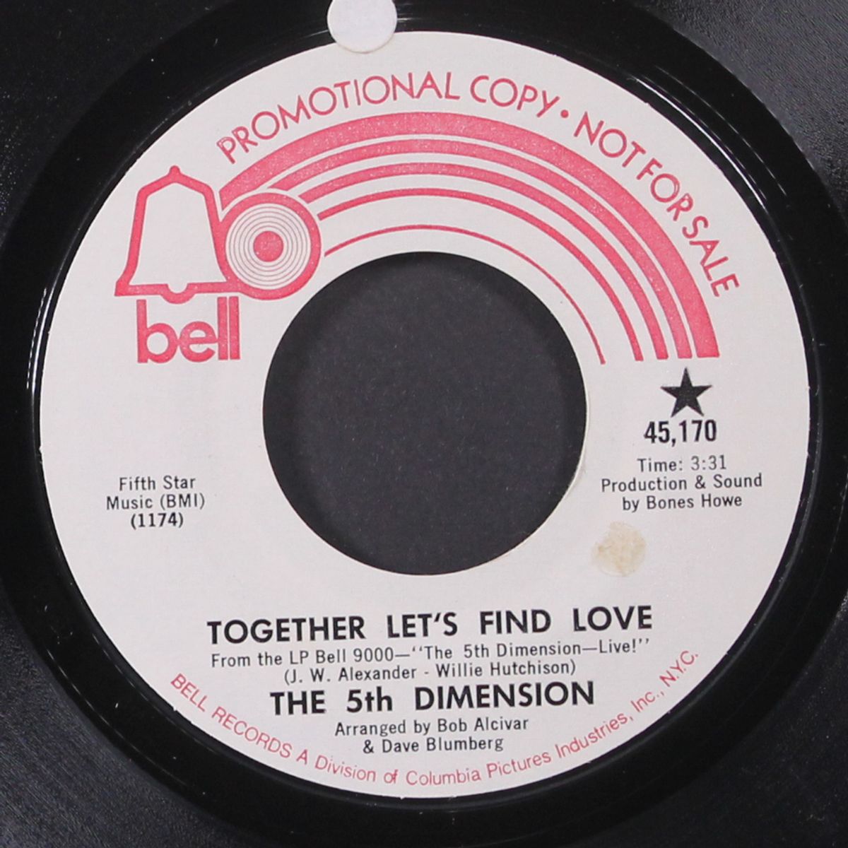 together let's find love by FIFTH DIMENSION