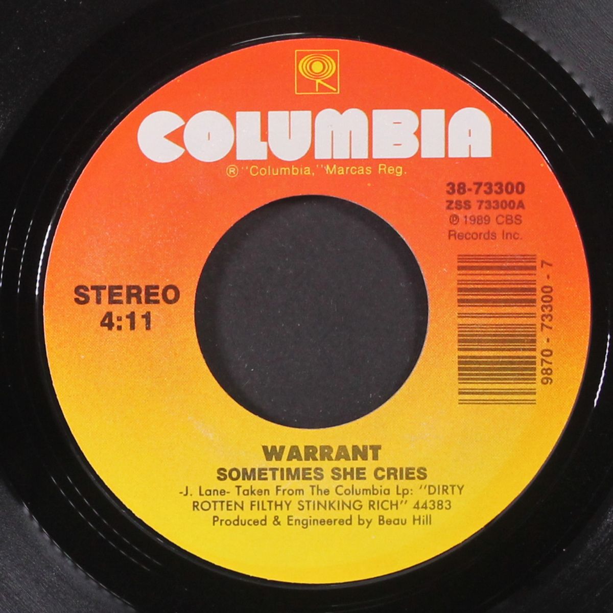 sometimes she cries by WARRANT
