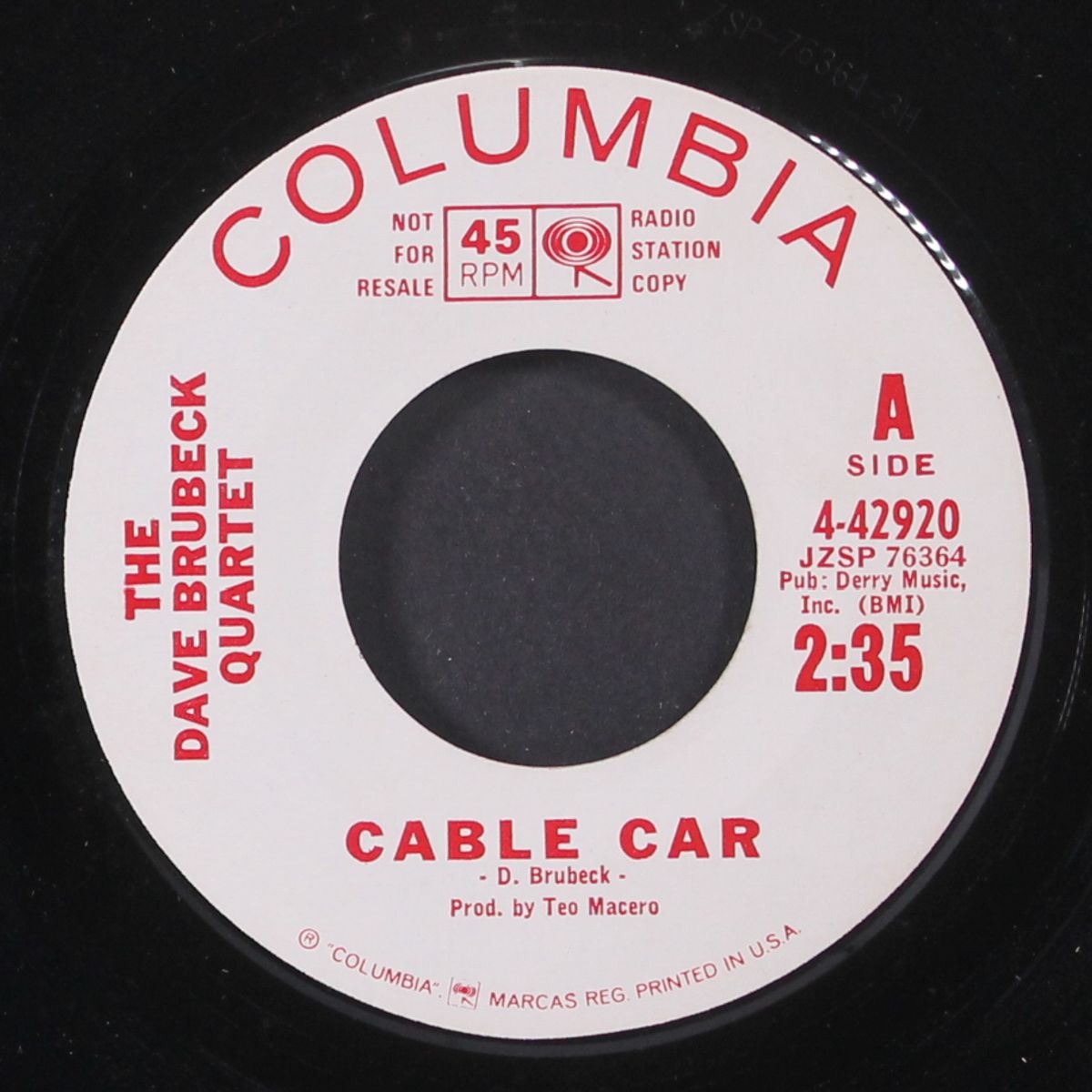 cable car by DAVE BRUBECK