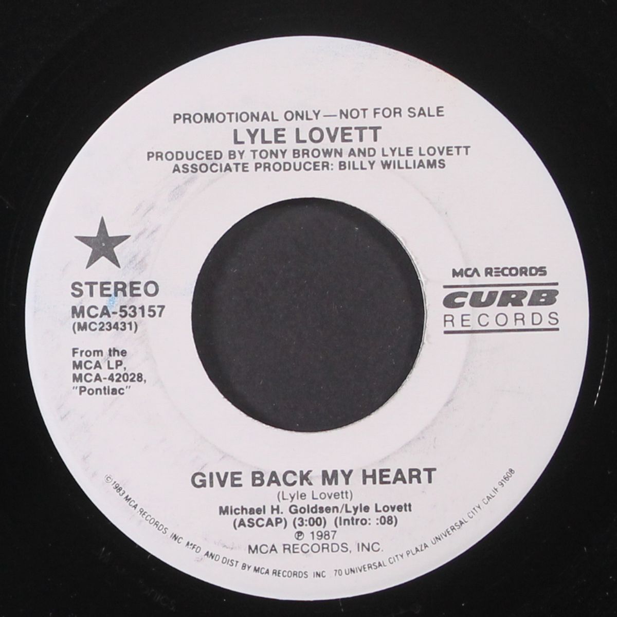 give back my heart by LYLE LOVETT