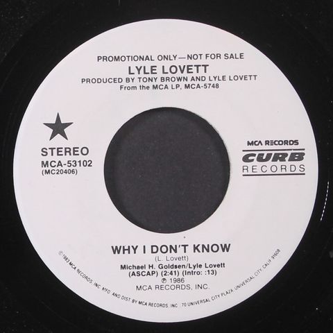 LYLE LOVETT