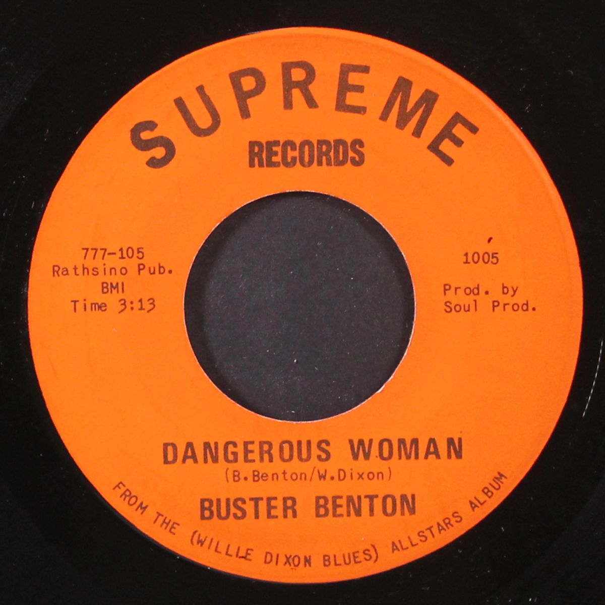 spider in my stew / dangerous woman by BUSTER BENTON