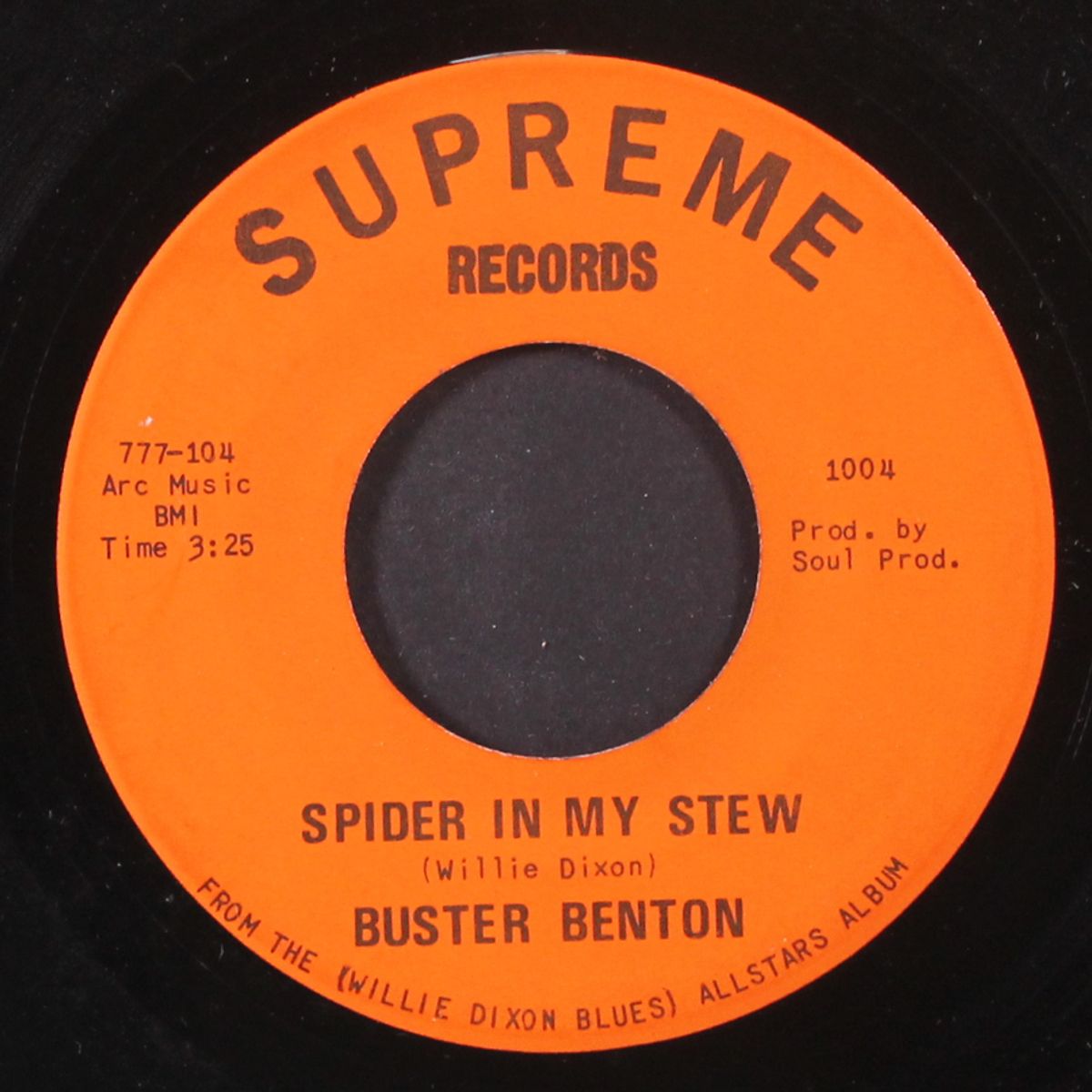 spider in my stew / dangerous woman by BUSTER BENTON