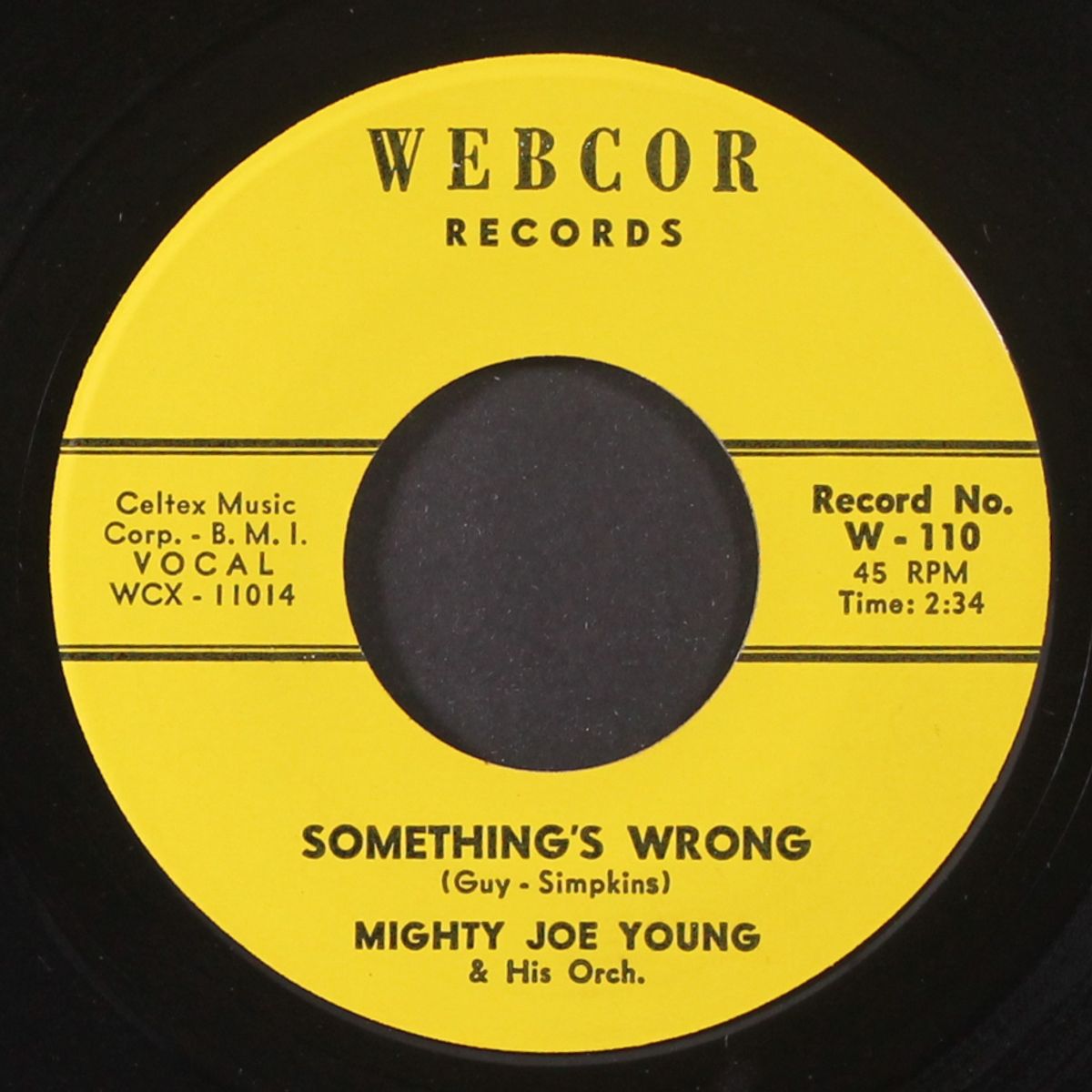 suffering soul / something's wrong by MIGHTY JOE YOUNG