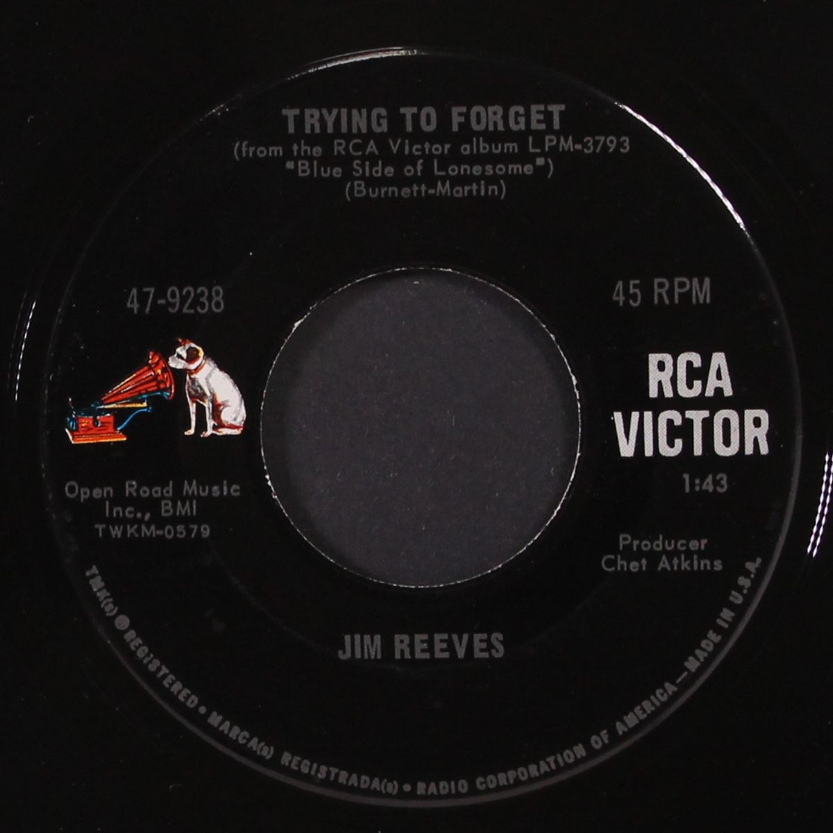 the storm / trying to forget by JIM REEVES