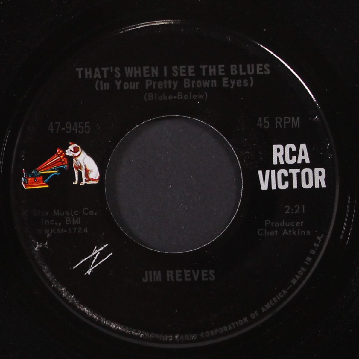 that's when i see the blues by JIM REEVES