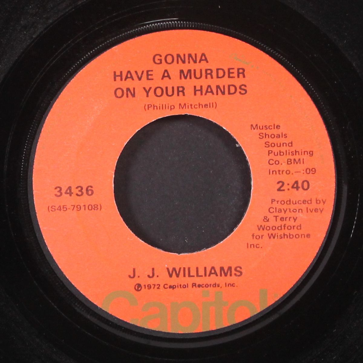 gonna have a murder on your hands / make a believer by J.J. WILLIAMS