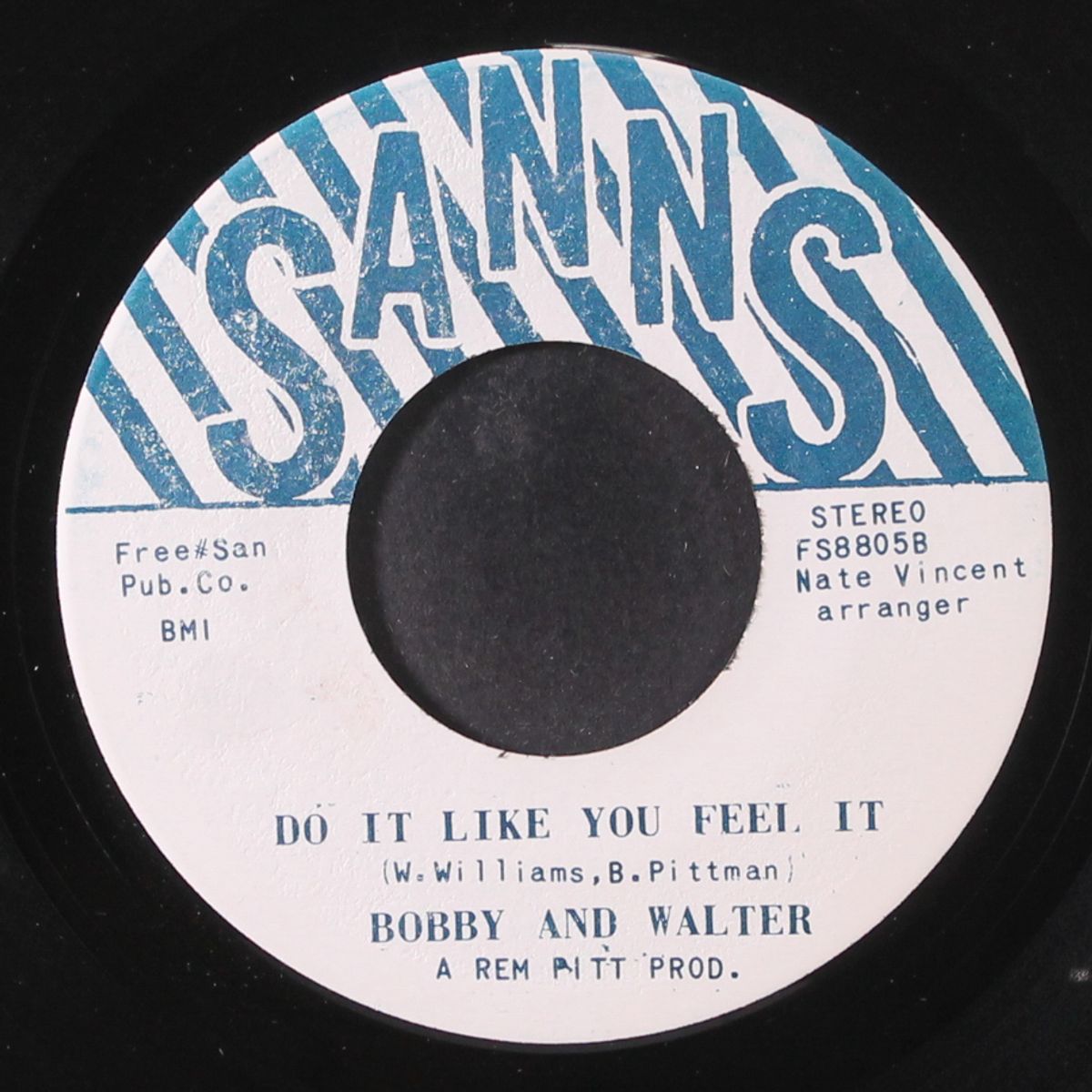 one, two, three / do it like you feel it by BOBBY & WALTER