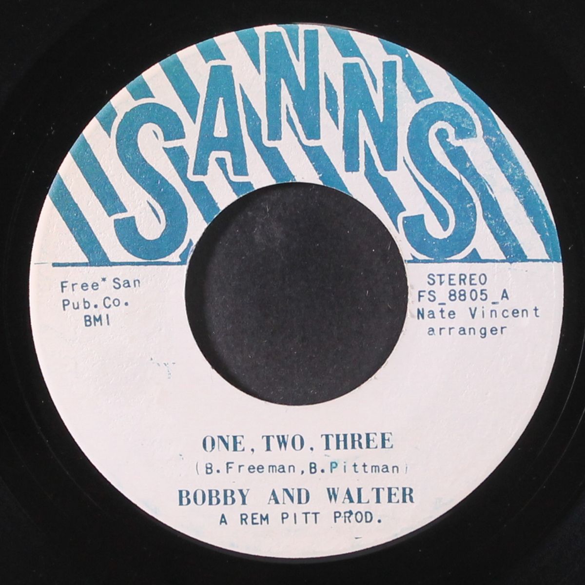 one, two, three / do it like you feel it by BOBBY & WALTER