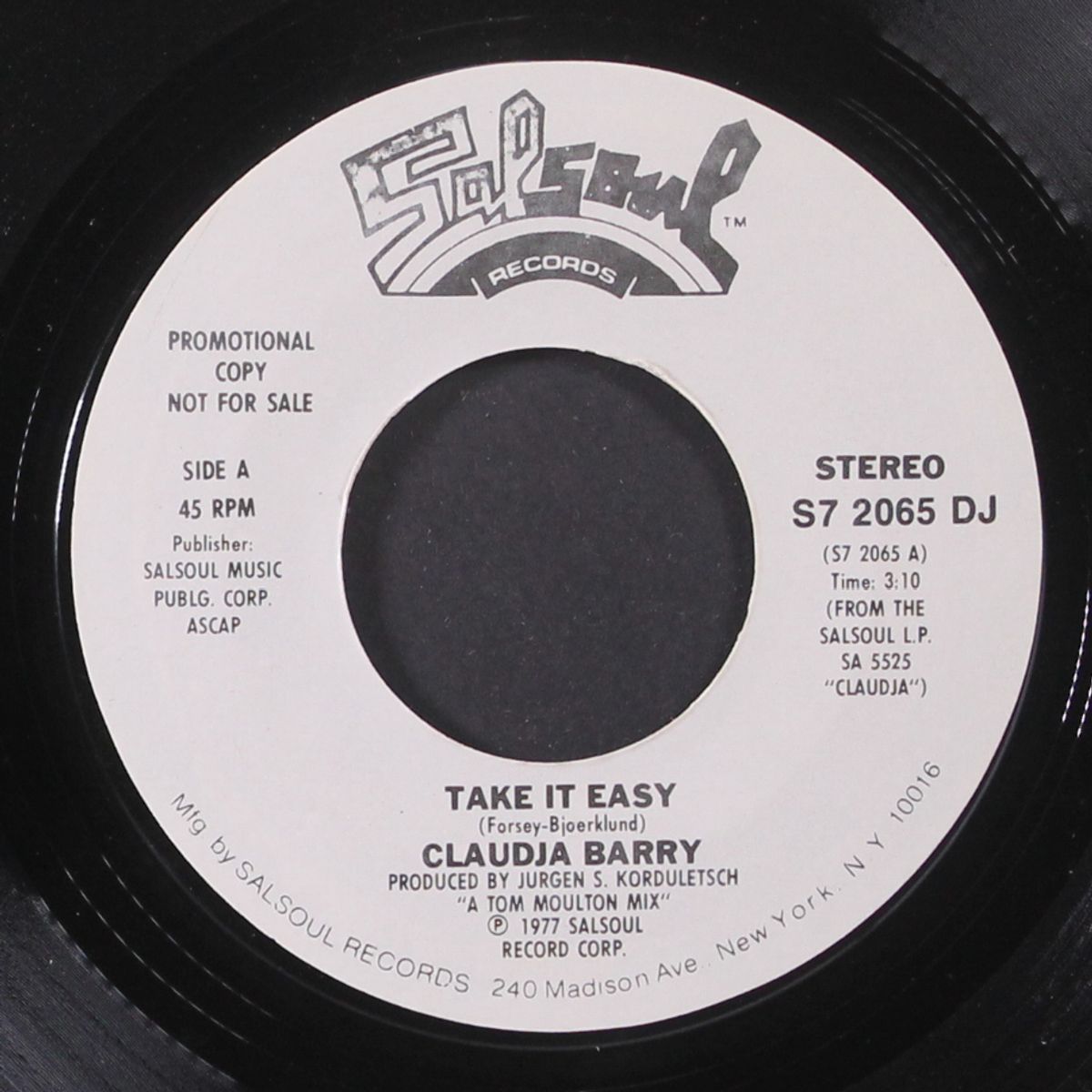 take it easy / short version by CLAUDJA BARRY