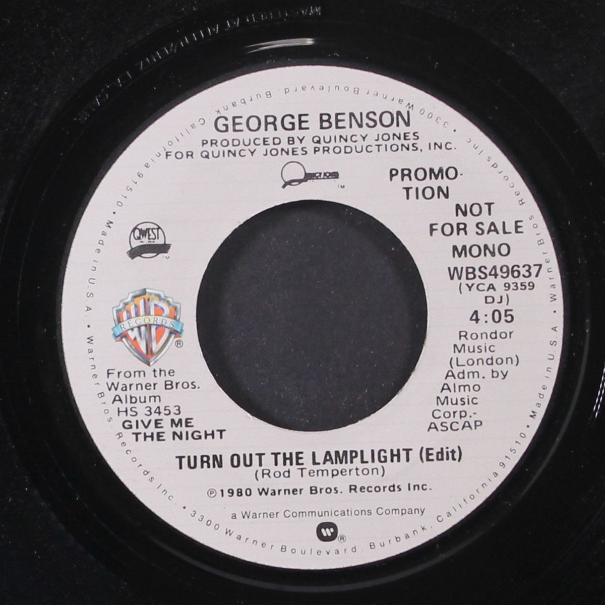 turn out the lamplight / mono by GEORGE BENSON