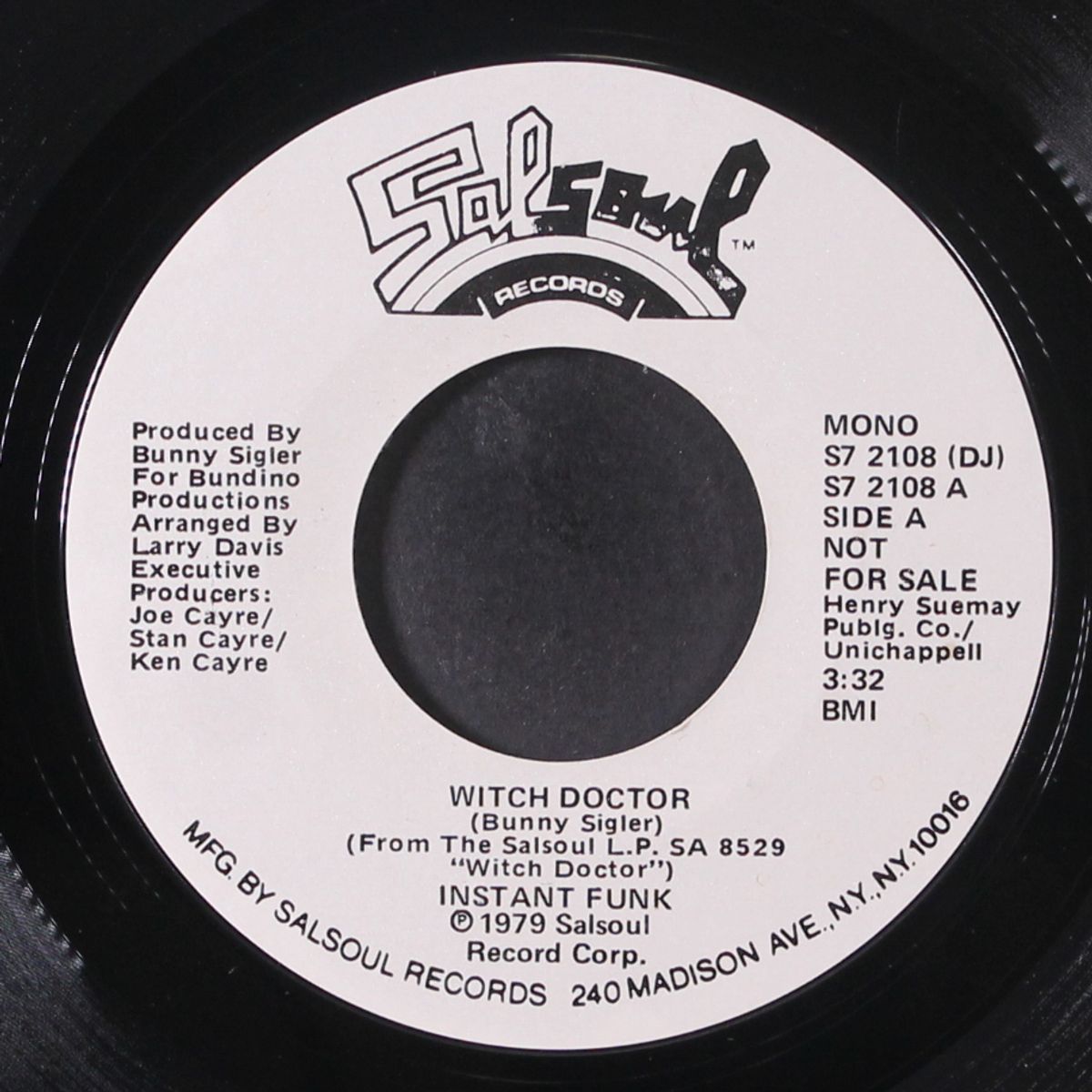 witch doctor / mono by INSTANT FUNK