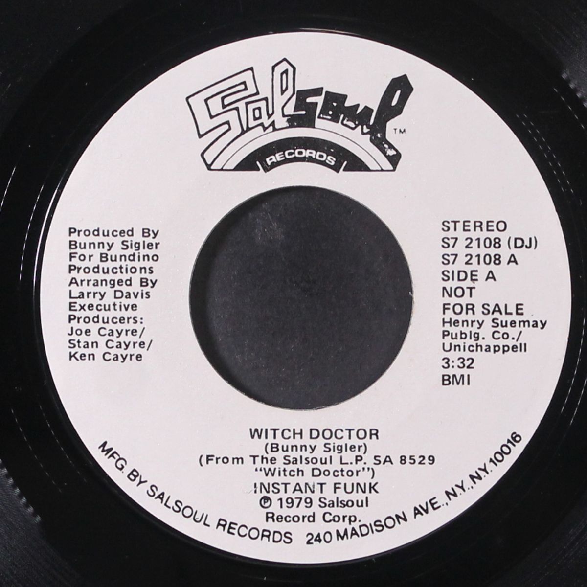 witch doctor / mono by INSTANT FUNK