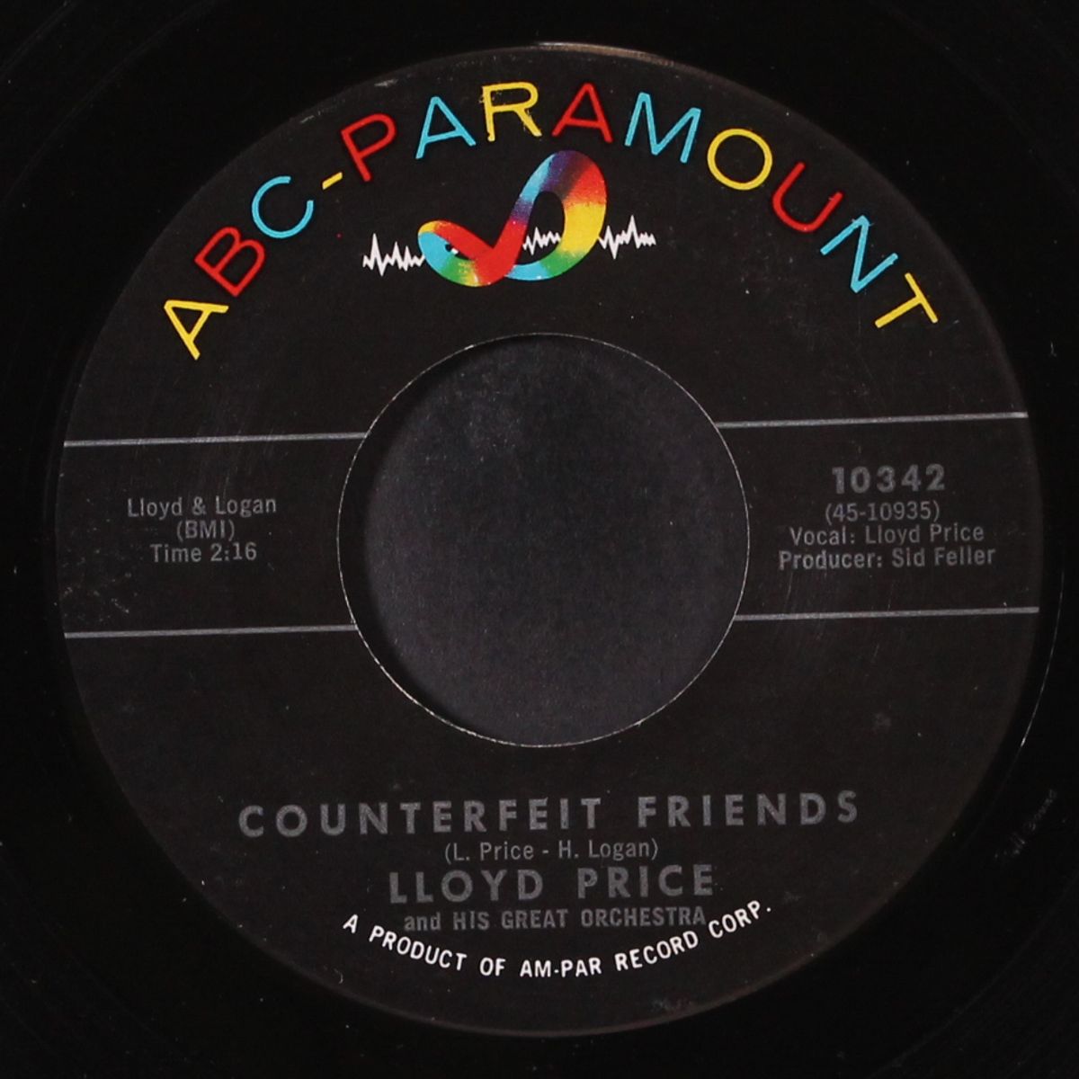 counterfeit friends / your picture by LLOYD PRICE