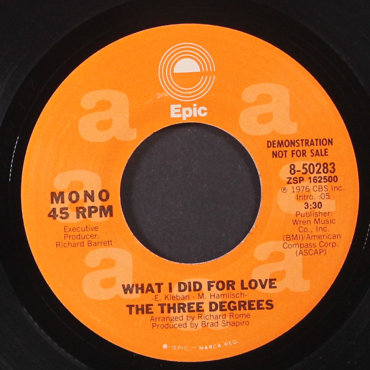 what i did for love / mono by THREE DEGREES