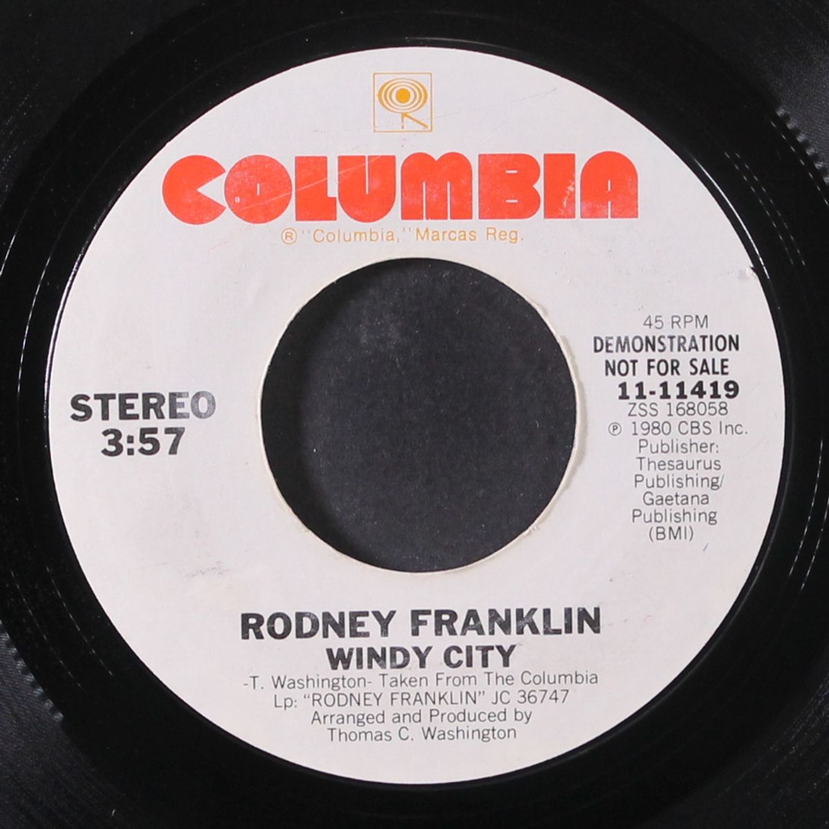windy city / same by RODNEY FRANKLIN