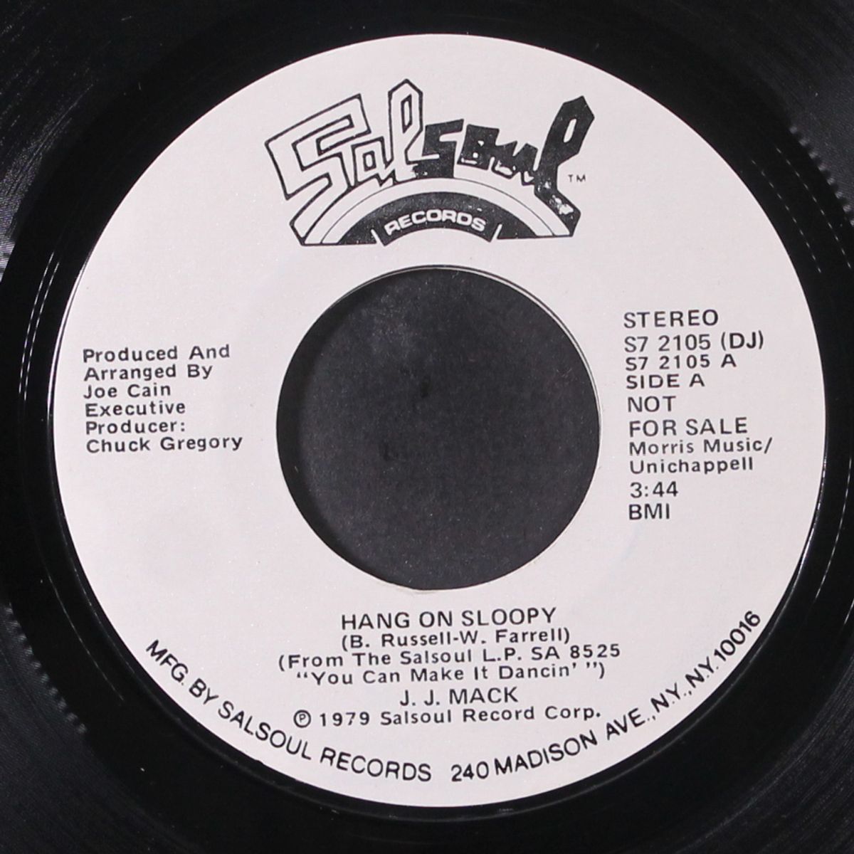 hang on sloopy / mono by J.J. MACK