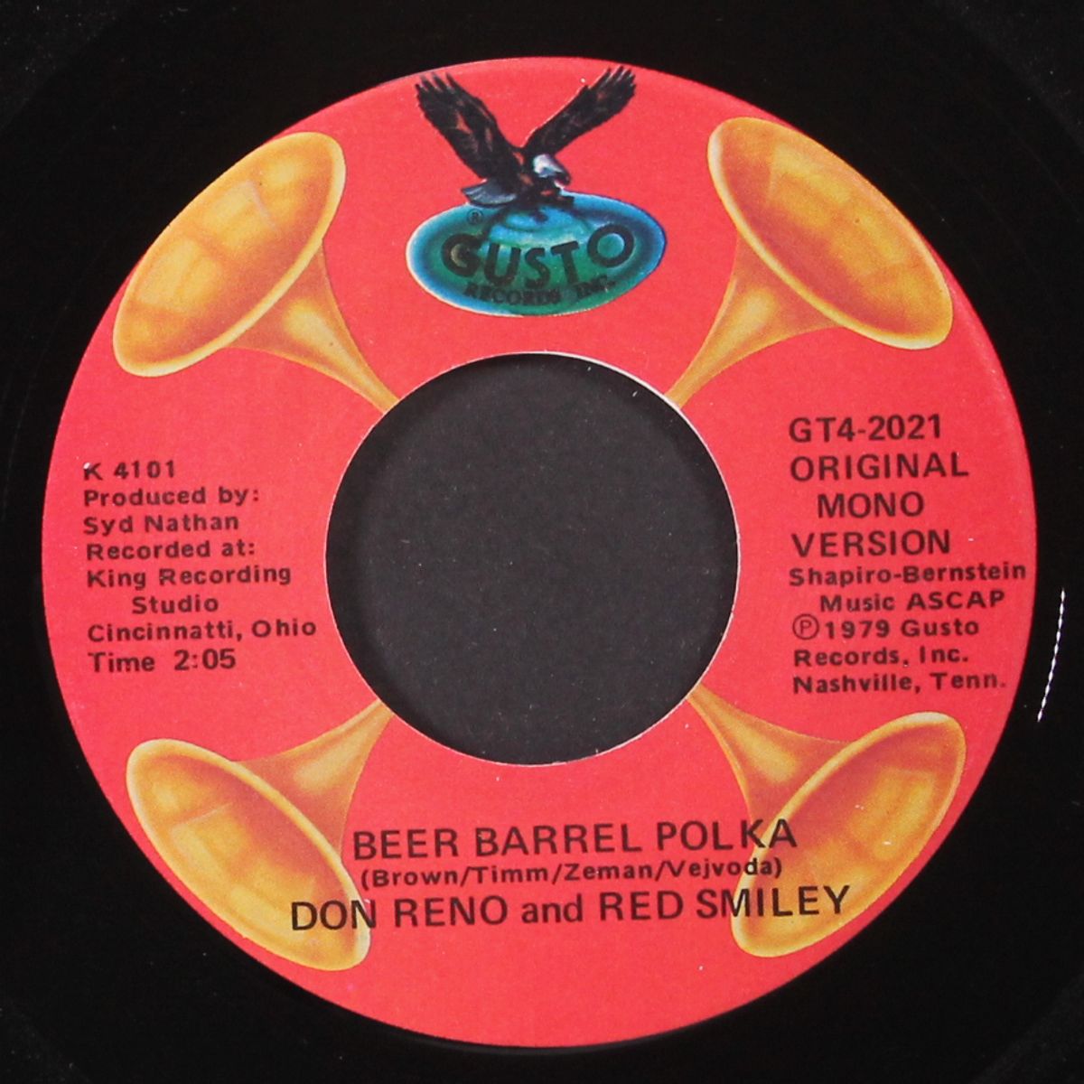 i know you're married / beer barrel polka by DON RENO & RED SMILEY