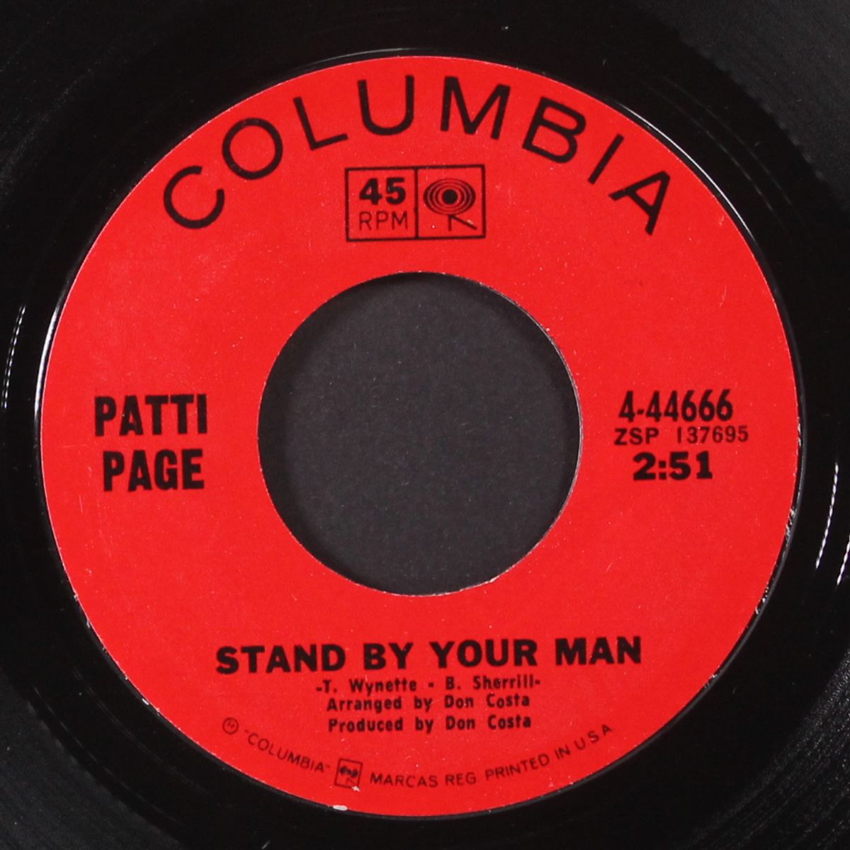 stand by your man by PATTI PAGE