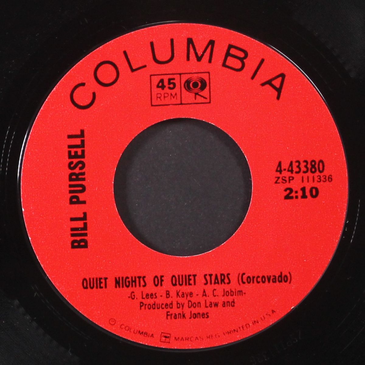 quiet nights of quiet stars by BILL PURSELL