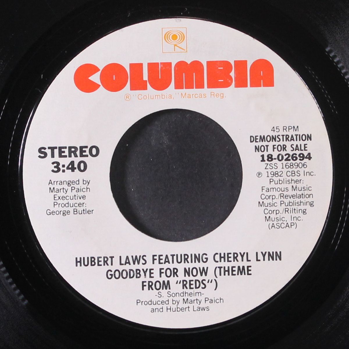 theme from "reds" / by HUBERT LAWS FEAT. CHERYL LYNN