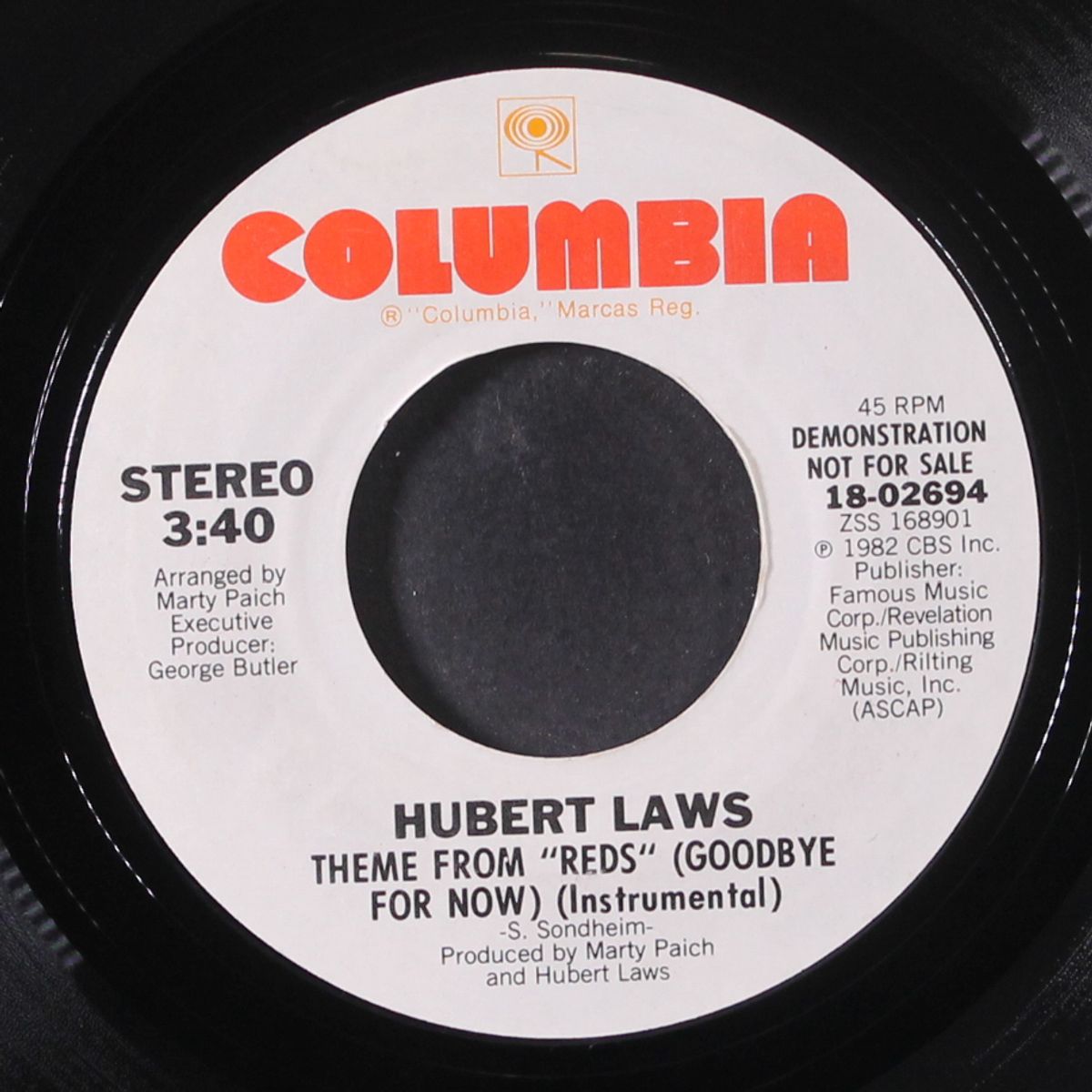 theme from "reds" / by HUBERT LAWS FEAT. CHERYL LYNN