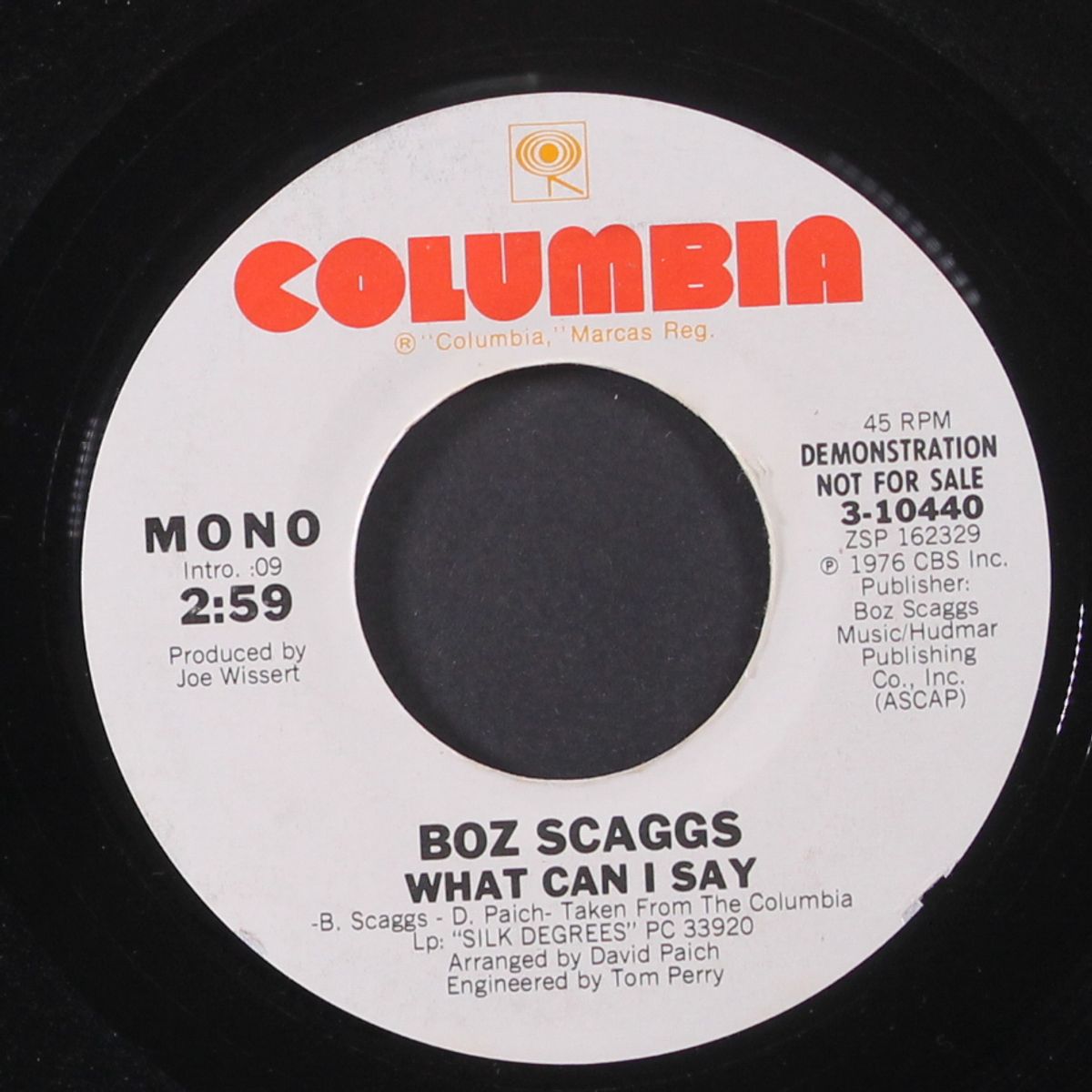 what can i say / mono by BOZ SCAGGS