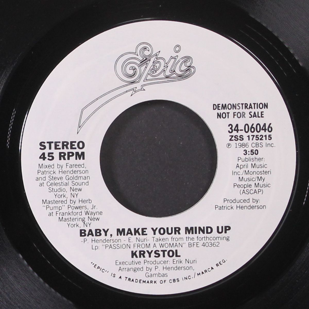 passion from a woman (edited) / baby make up your mind by KRYSTOL