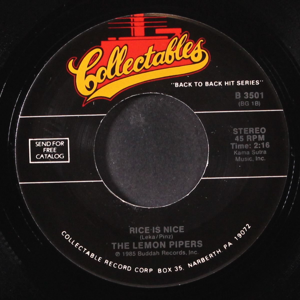 green tambourine / rice is nice by LEMON PIPERS
